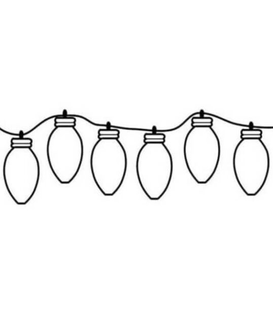 10 Delightful Christmas Light Coloring Pages to Spread Holiday Cheer