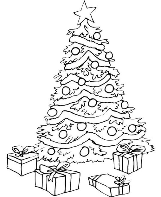 Free & Easy To Print Christmas Presents Coloring Pages - Tulamama