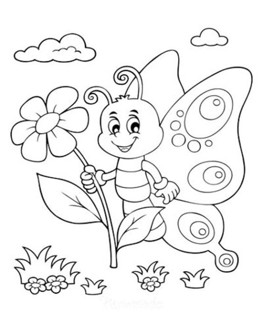 Free & Easy To Print Spring Coloring Pages - Tulamama