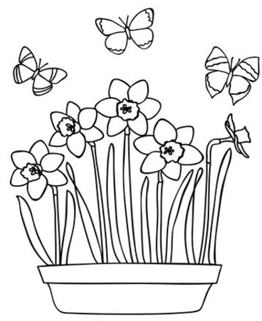 Free & Easy To Print Spring Coloring Pages - Tulamama