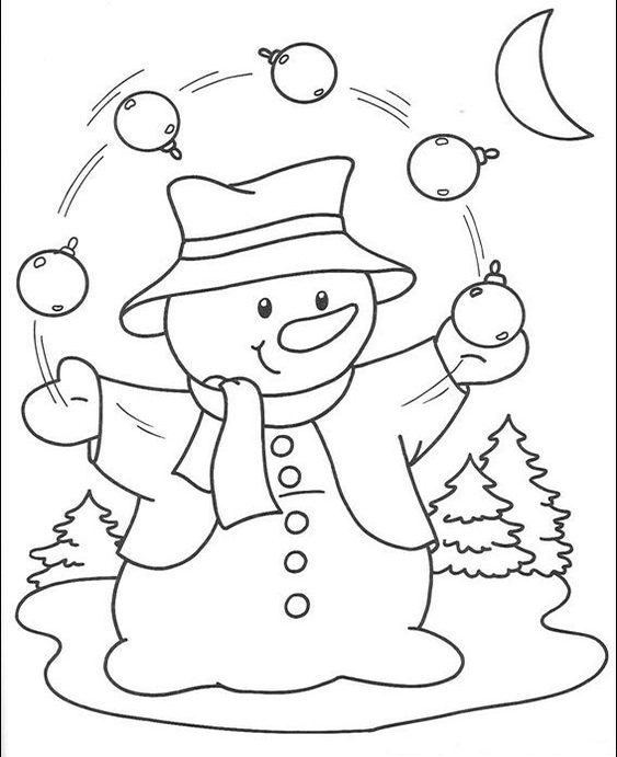 Fun Winter coloring pages for your little one. They're free and easy to print. The collection is varied for different skill levels and...