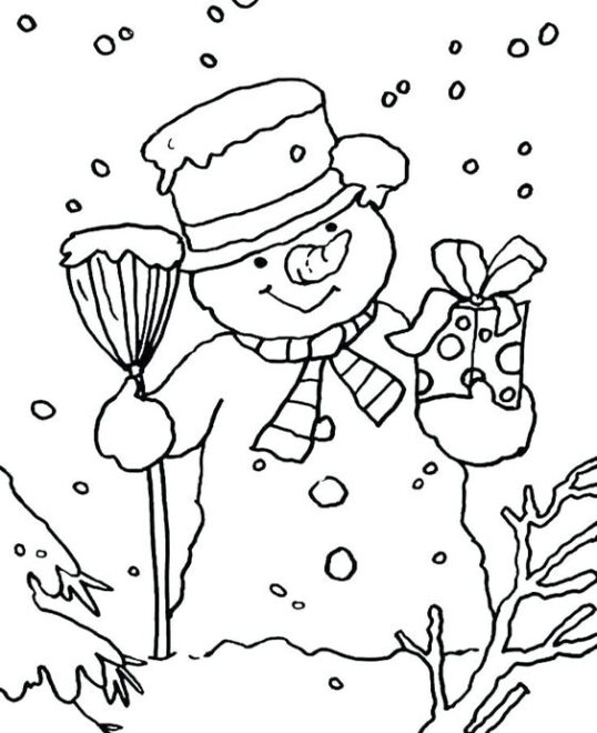Free & Easy To Print Winter Coloring Pages - Tulamama