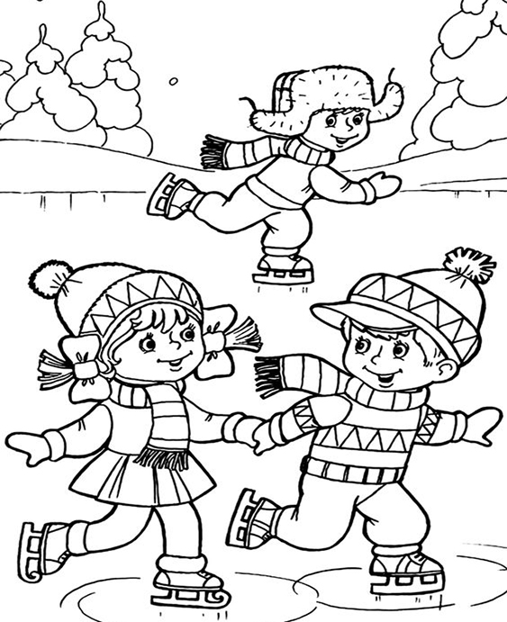 Free & Easy To Print Winter Coloring Pages - Tulamama