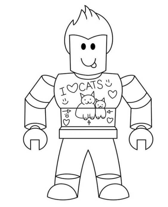 Pin em ROBLOX COLORING PAGES