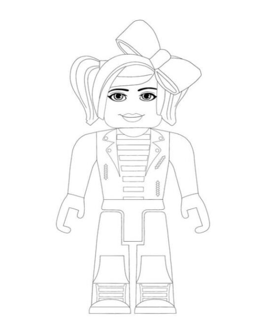 Roblox Girl Coloring Pages To Print