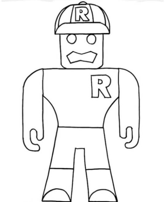 Free & Easy To Print Roblox Coloring Pages - Tulamama