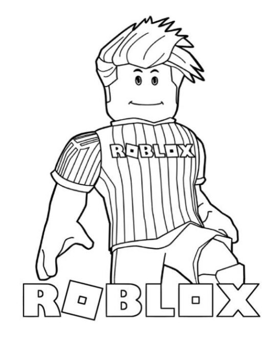 Free & Easy To Print Roblox Coloring Pages - Tulamama