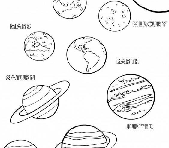 free easy to print solar system coloring pages tulamama