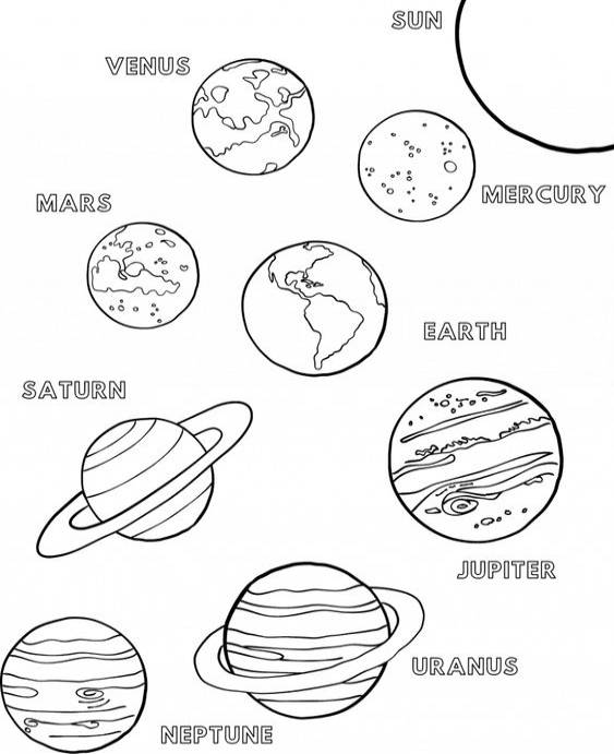 Coloring Pages Of The Solar System