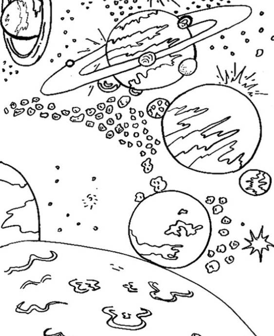 Free & Easy To Print Solar System Coloring Pages - Tulamama