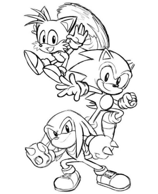 Free & Easy To Print Sonic Coloring Pages - Tulamama