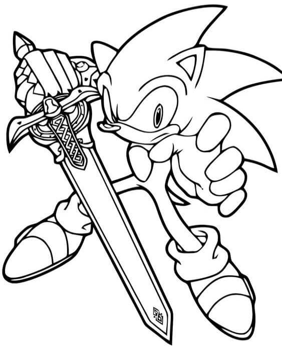 Free Printable Shadow The Hedgehog Coloring Pages For Kids