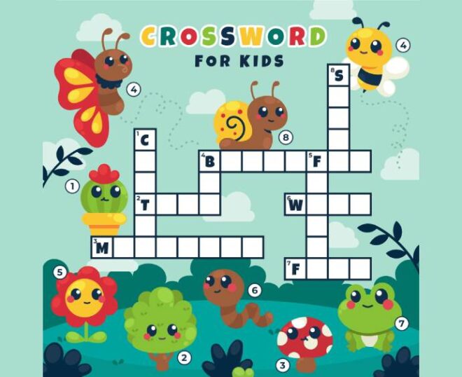 Free and Easy To Print Crossword Puzzles for Kids - Tulamama