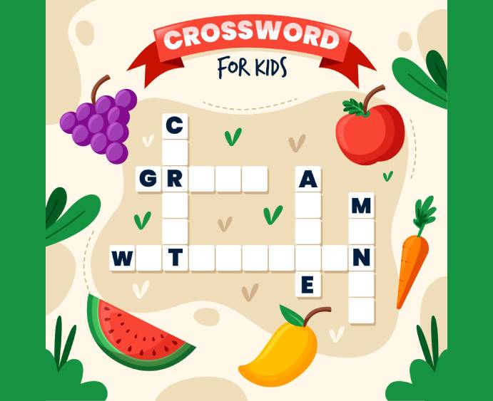 Free and Easy To Print Crossword Puzzles for Kids - Tulamama