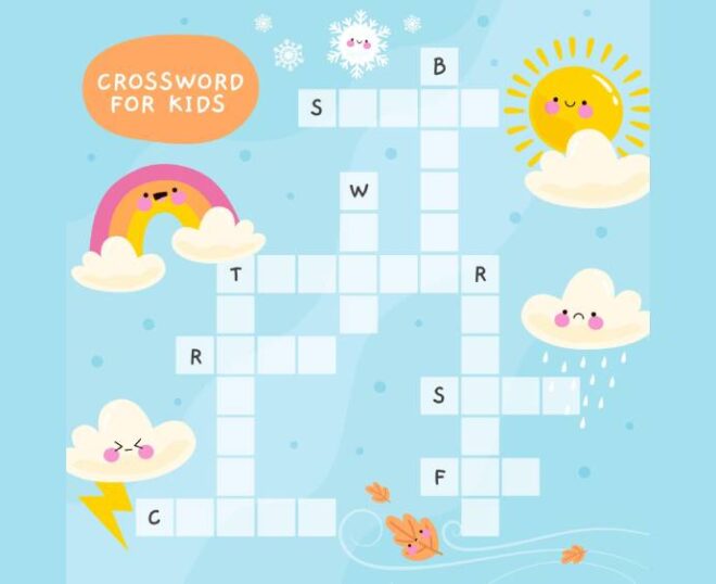 Free and Easy To Print Crossword Puzzles for Kids - Tulamama