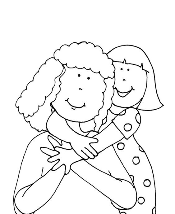 Free & Easy To Print Family Coloring Pages - Tulamama