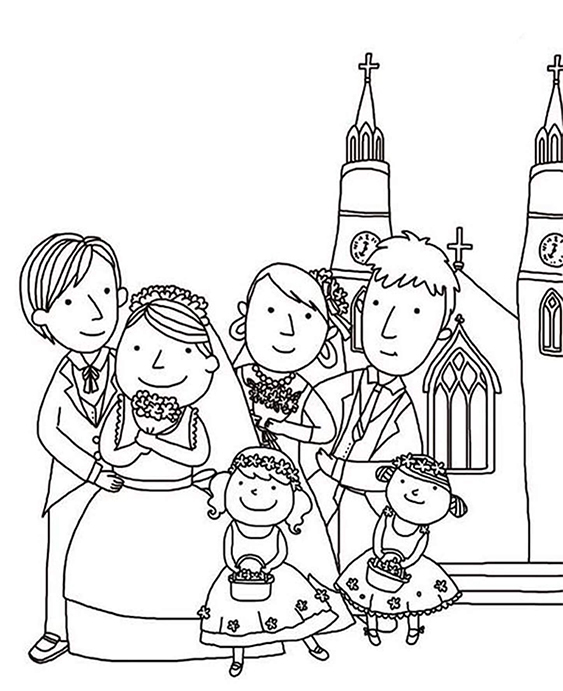 Free & Easy To Print Family Coloring Pages - Tulamama