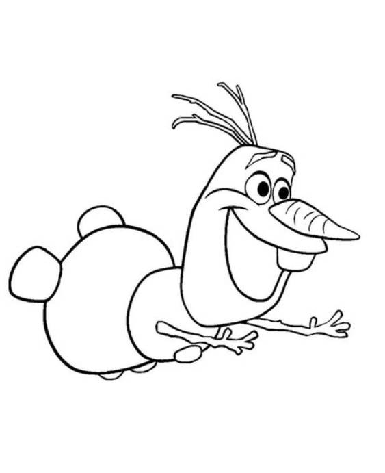 Free & Easy To Print Olaf Coloring Pages - Tulamama