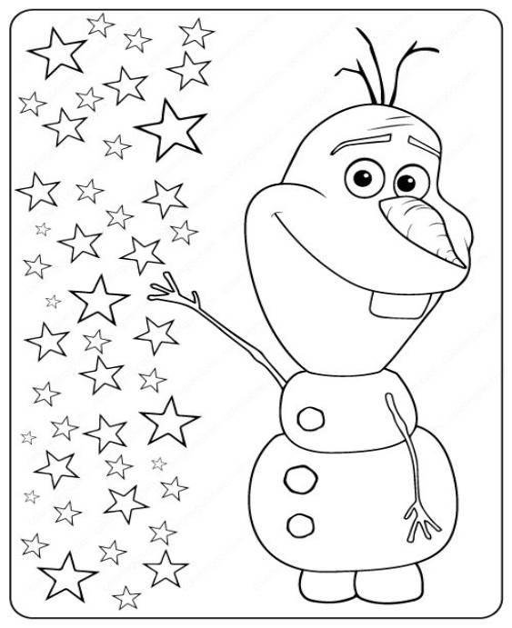 free easy to print olaf coloring pages tulamama