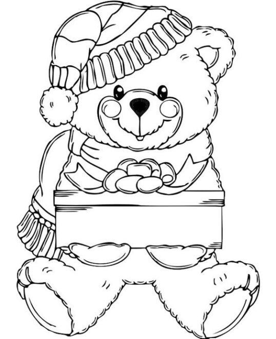 Free & Easy To Print Teddy Bear Coloring Pages - Tulamama