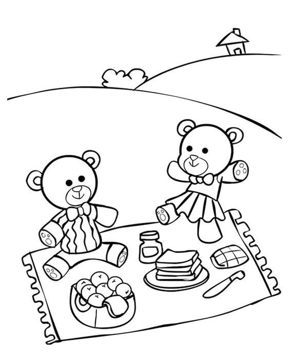 Free & Easy To Print Teddy Bear Coloring Pages - Tulamama