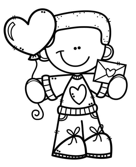 Free & Easy To Print Valentines Day Coloring Pages - Tulamama