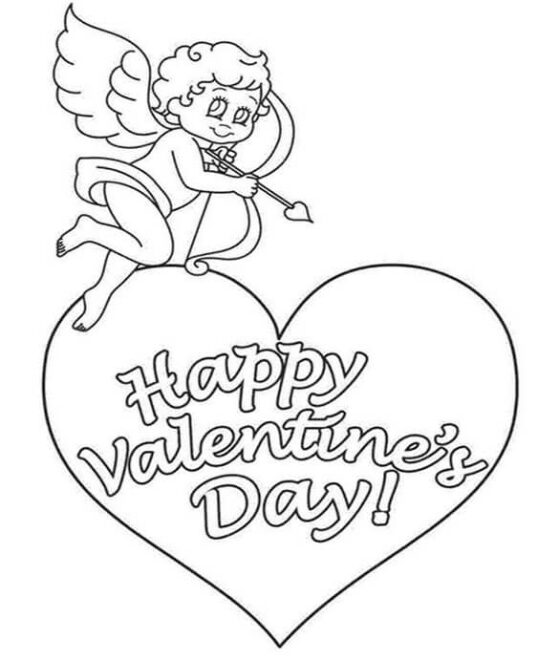 Free & Easy To Print Valentines Day Coloring Pages - Tulamama