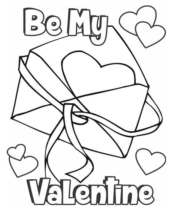 Free & Easy To Print Valentines Day Coloring Pages - Tulamama