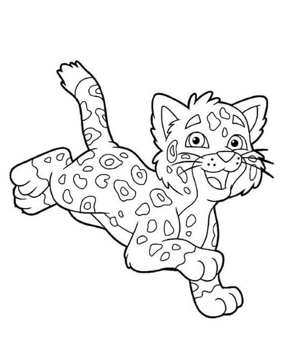 Free & Easy To Print Cheetah Coloring Pages - Tulamama