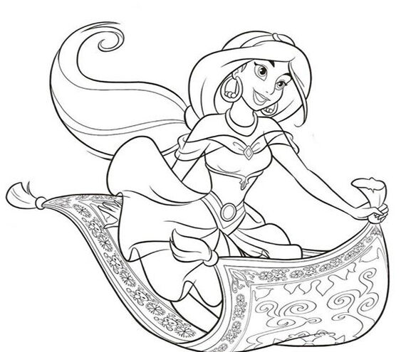 14+ Jasmine For Coloring