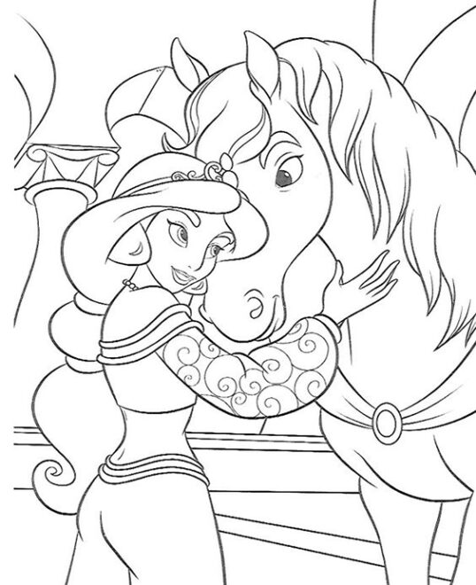 Free & Easy To Print Jasmine Coloring Pages - Tulamama