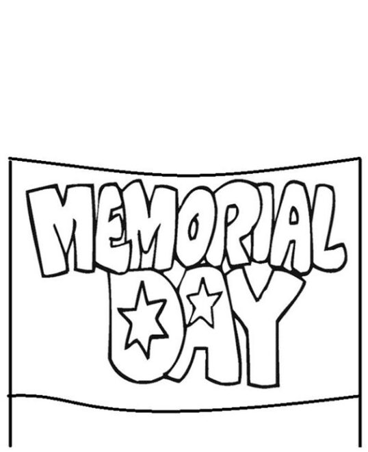 Free & Easy To Print Memorial Day Coloring Pages - Tulamama