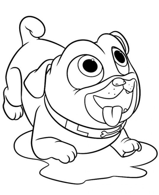 Free & Easy To Print Puppy Dog Pals Coloring Pages - Tulamama