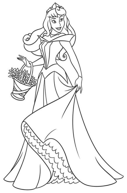 Free & Easy To Print Sleeping Beauty Coloring Pages - Tulamama