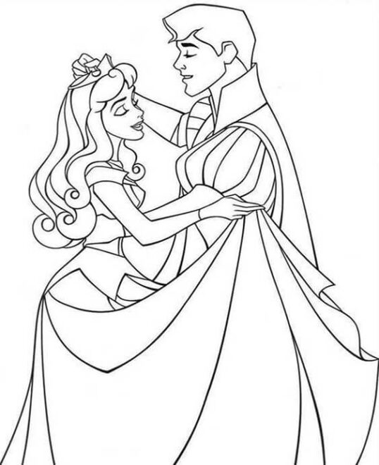 Free & Easy To Print Sleeping Beauty Coloring Pages - Tulamama