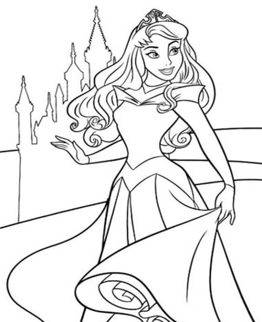 Free & Easy To Print Sleeping Beauty Coloring Pages - Tulamama