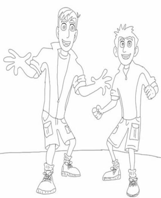 Free & Easy To Print Wild Kratts Coloring Pages - Tulamama