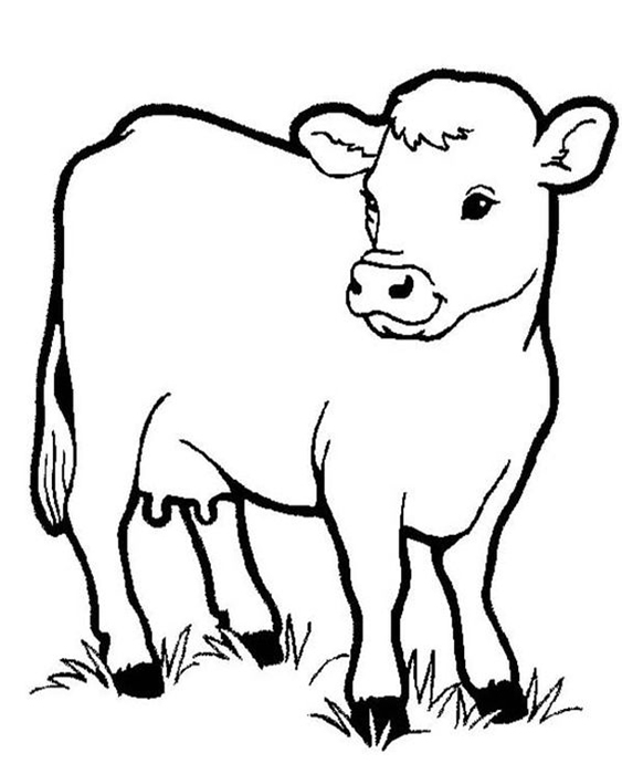 Free & Easy To Print Farm Animal Coloring Pages - Tulamama