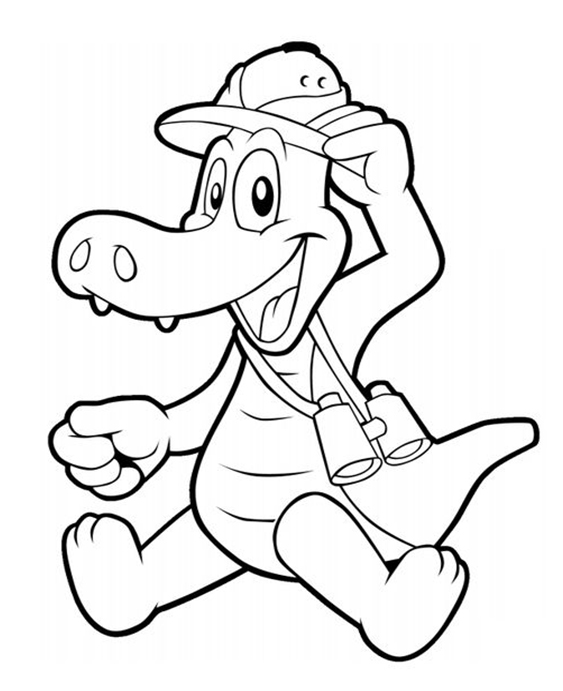 Free & Easy To Print Alligator Coloring Pages - Tulamama