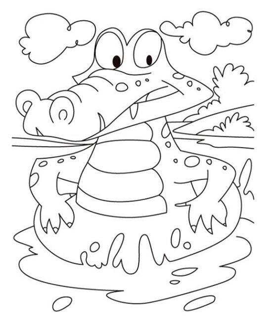 Free & Easy To Print Alligator Coloring Pages - Tulamama