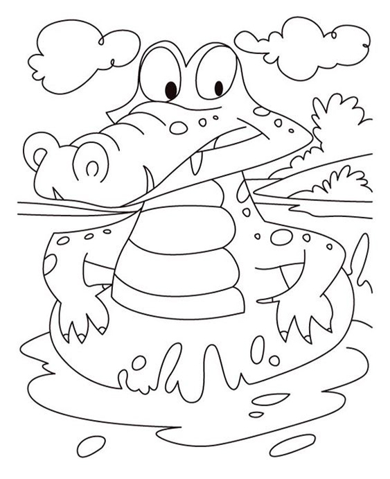Fun Alligator coloring pages for your little one. They're free and easy to print. The collection is varied for different skill levels and..