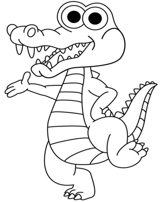 Free & Easy To Print Alligator Coloring Pages - Tulamama