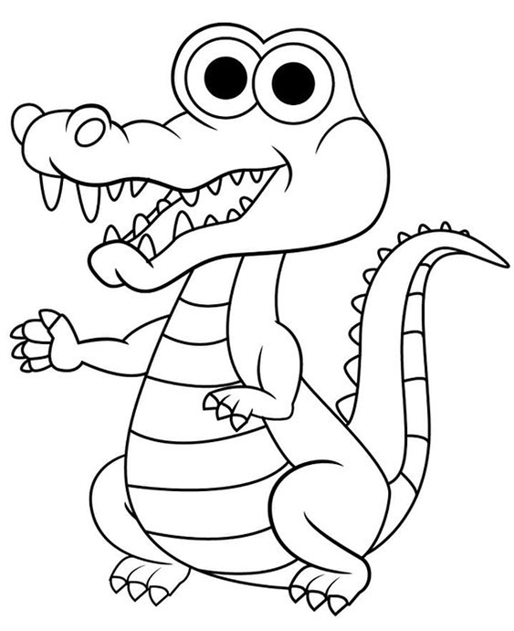 Free & Easy To Print Alligator Coloring Pages - Tulamama