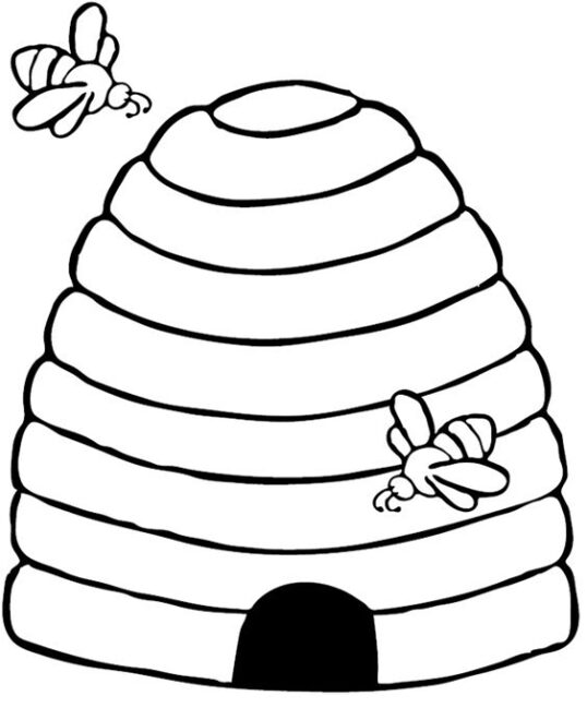 Free & Easy To Print Bee Coloring Pages - Tulamama