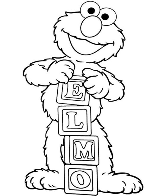 Free & Easy To Print Sesame Street Coloring Pages - Tulamama