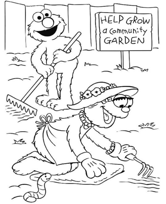 Free & Easy To Print Sesame Street Coloring Pages - Tulamama