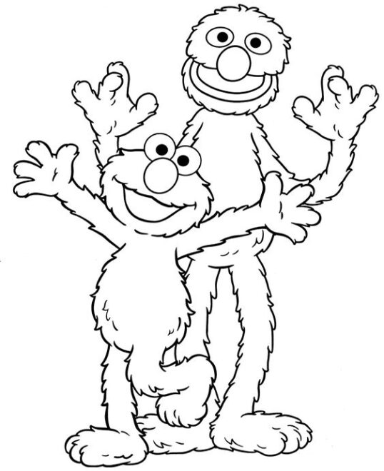 Free & Easy To Print Sesame Street Coloring Pages - Tulamama