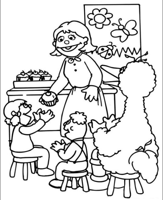 Free & Easy To Print Sesame Street Coloring Pages - Tulamama