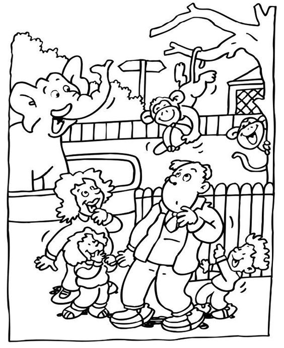Fun zoo coloring pages for your little one. They're free and easy to print. The collection is varied for different skill levels and..