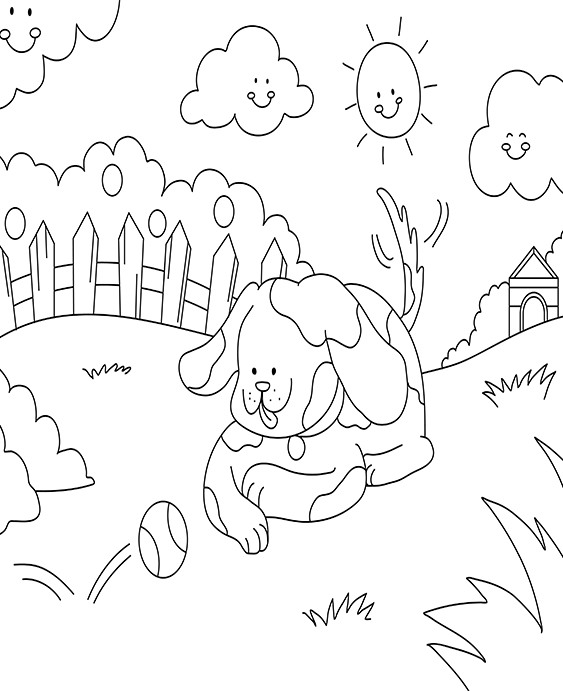Fun Cute coloring pages for your little one. They are free and easy to print. The collection is varied with different skill levels
